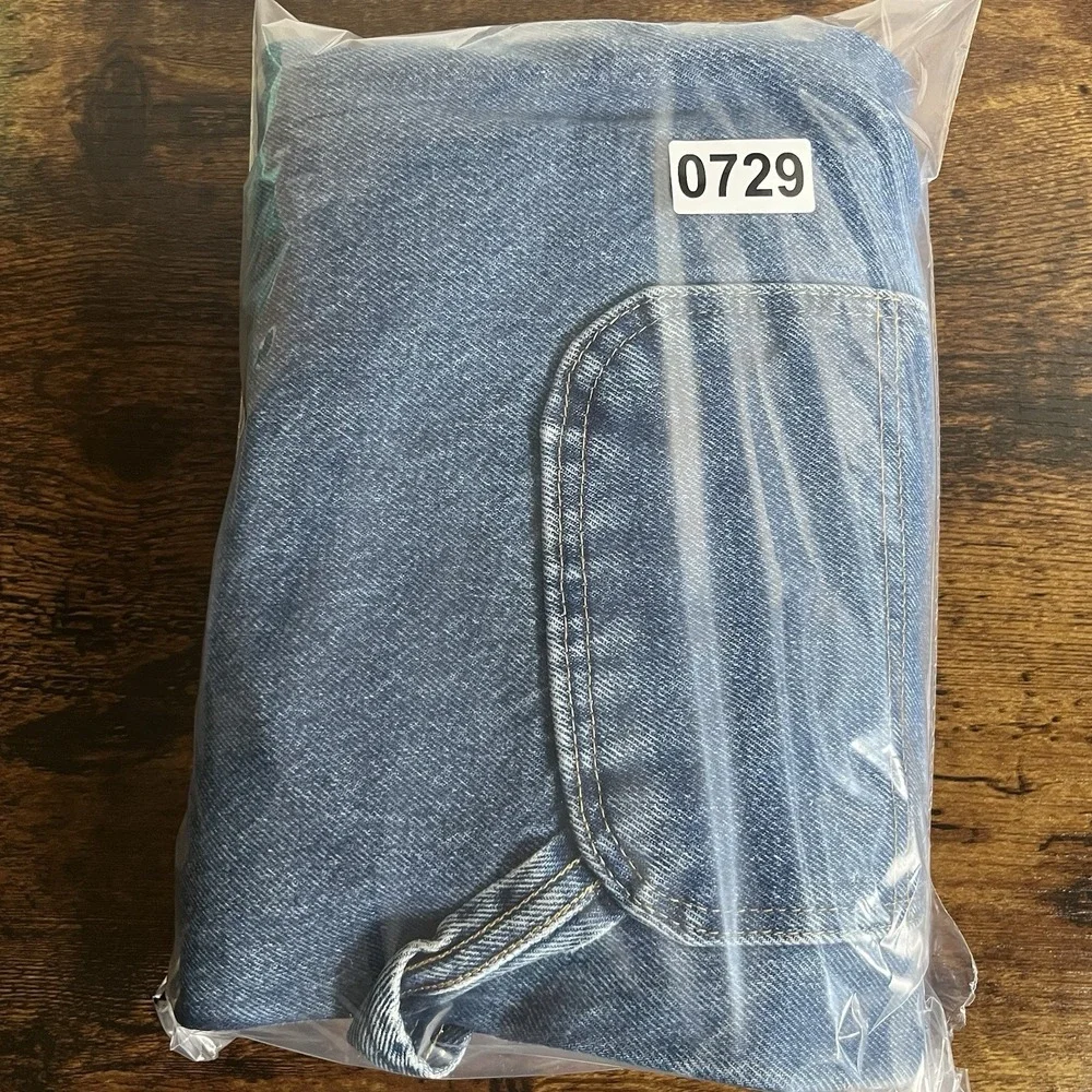 Wrangler RIGGS WorkWear Denim Mens Blue Jeans Carpenter Size 36x32‎ SEE PICS